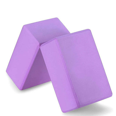 Alto densidade EVA Foam cor do bloco da ioga de 2 blocos multi brandamente não para deslizar a superfície