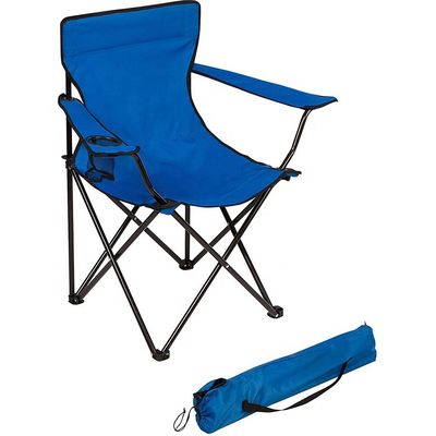 Armação de aço de acampamento de reclinação média de pano da cadeira de dobradura 600D da praia Oxford