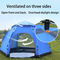 Barraca de acampamento instantânea à prova d'água para 2 a 4 pessoas, configuração rápida e fácil