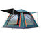 O acampamento Windproof de Polo da fibra de vidro estala acima a barraca 240x240x156cm 3 quarto de 4 pessoas uma