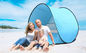 A barraca da proteção solar da praia de UPF 50+ fácil estala acima a pessoa 1-2 Windproof