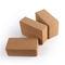 Deslize não o alto densidade de madeira Cork Blocks do tijolo da ioga de Eco 2 blocos