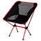 Cadeira de acampamento Backpacking dobrável de acampamento da cadeira de dobradura da praia de alumínio