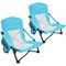 Cadeira de acampamento do Recliner da dobradura da cadeira 250lbs de Mesh Fabric Low Ultralight Camping