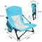 Cadeira de acampamento do Recliner da dobradura da cadeira 250lbs de Mesh Fabric Low Ultralight Camping